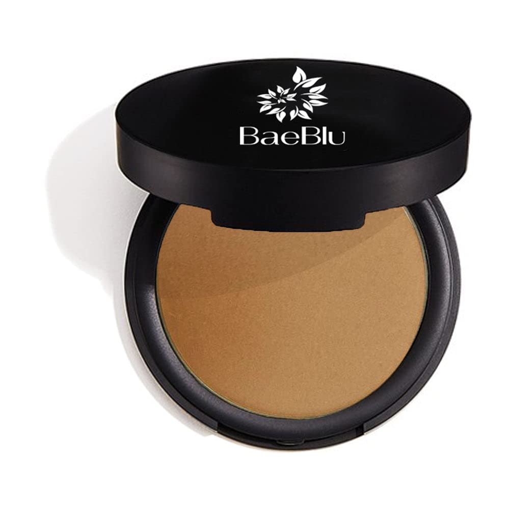 BaeBlu Organic Bronzer - 100% Natural Matte Pressed Powder for Radiant Skin | Made in USA