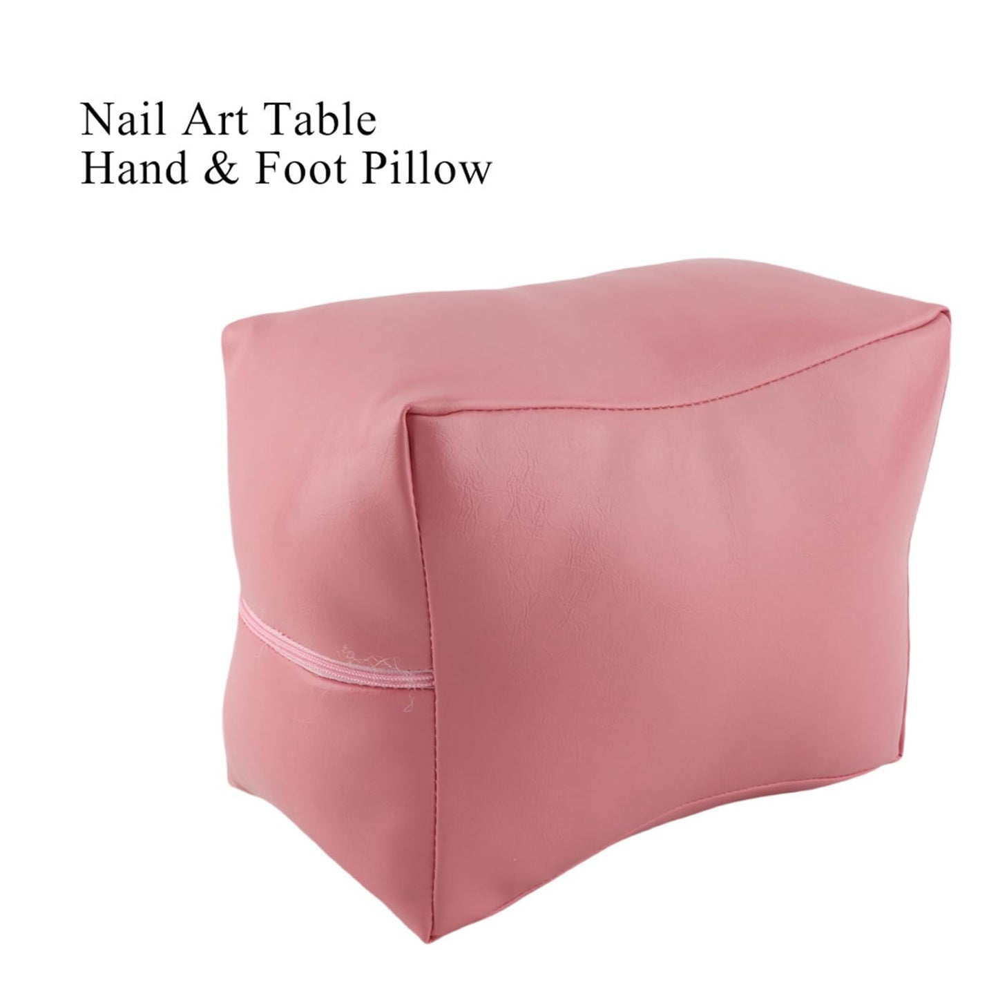 Hand Pillow, Manicure Hand Rests Nail Art Table Hand & Foot Pillow Soft PU Arm Rest Salon Manicure Nail Care Pillow(Pink)