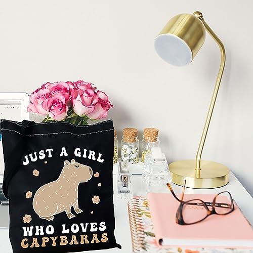 Capybara Lover Accessories Giant Cavy Rodent Gift Animals Theme Gift Just Who Loves Capybaras Cosmetic Bag