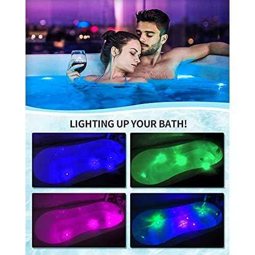 Light Up Bath Bombs with Surprise Inside, 4.23 oz XL Natural Gift Set 6 with Essential Oils, Magnesium Large Bath Bombs for Women Relaxing Spa Skin Moisturize Gifts for Women