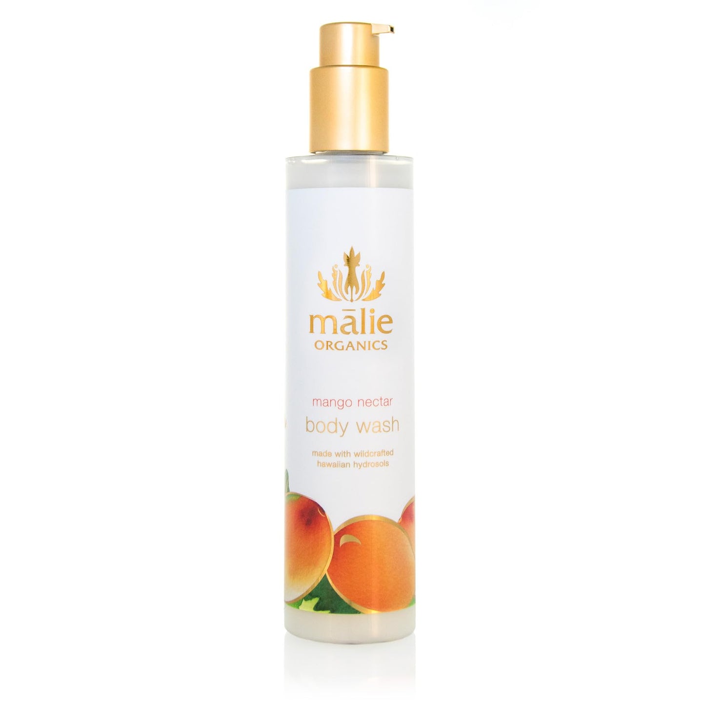 Mālie Organics Body Wash, Mango Nectar Scent, Hydrating Cleanser + Shave Wash, Aloe + Awapuhi + Spirulina, Vegan