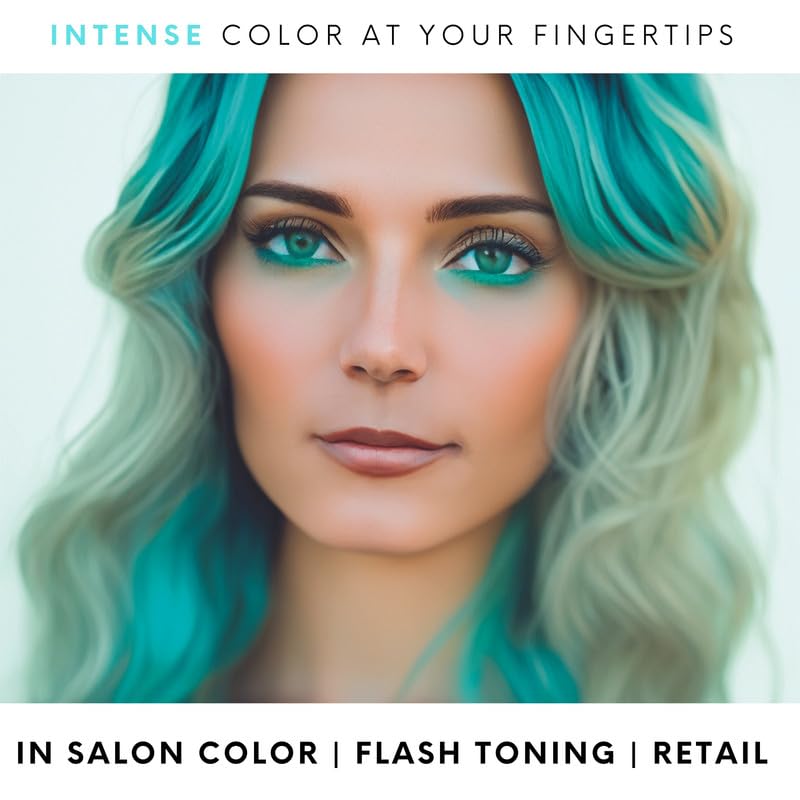 Intense Color Depositing Shampoo - Semi-Permanent Teal Hair Color | 8.5 oz