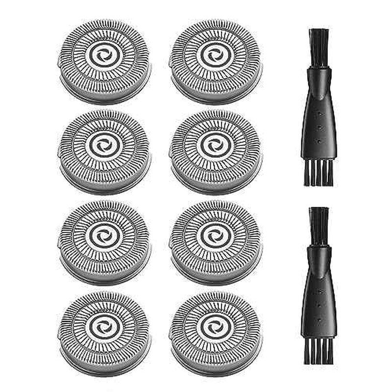 8 Pack Skull Shaver Blades for Skull Shaver Replacement Heads Compatible with Pitbull Shaver Replacement Blade Pitbull Gold Pro Head Shaver Replacement Blades, Head Shavers for Bald Men