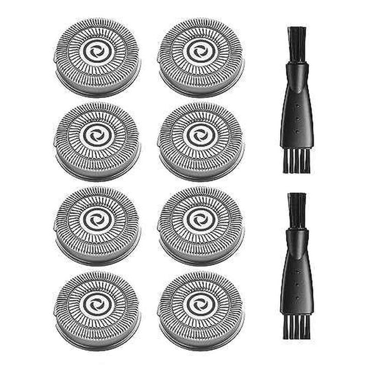8 Pack Skull Shaver Blades for Skull Shaver Replacement Heads Compatible with Pitbull Shaver Replacement Blade Pitbull Gold Pro Head Shaver Replacement Blades, Head Shavers for Bald Men