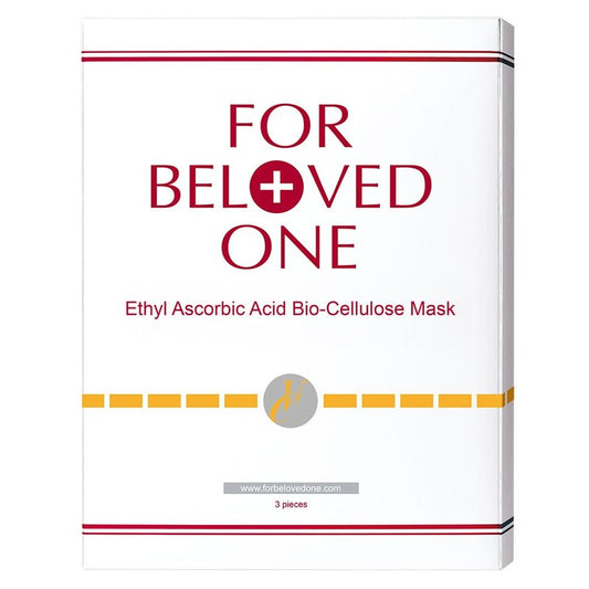 For Beloved One Ethyl Ascorbic Acid Bio-Cellulose Mask (Pack of 3)- Brightening and Reducing Stubborn Discoloration