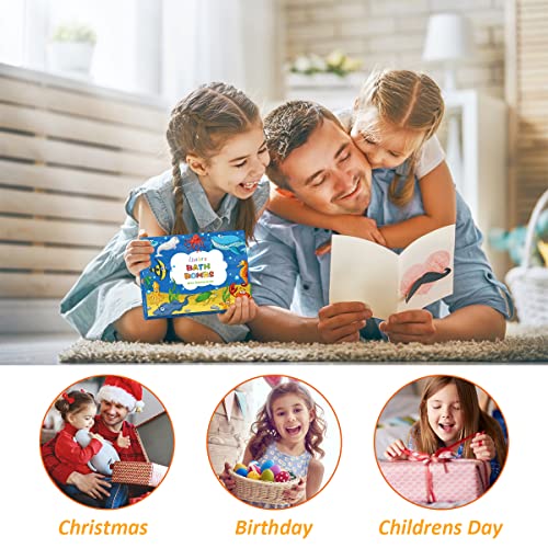 Bath Bombs for Kids with Surprise Inside - 12Pcs Kids Bubble Bath Fizzies with Sea Animal Toys, Gentle Safe for Skin Moisturize. Birthday Christmas Gifts for Boys Girls