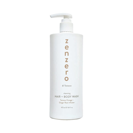 RAPSI, FRANCOFONTE BARONESSA CALI, SICILY, ITALY ZENZERO 2-in-1 Cleansing Hair and Body Wash Tarocco Orange + Ginger Root, Ginger and Citrus Body Wash and Shampoo 475 ml / 16.0 Fluid Ounce
