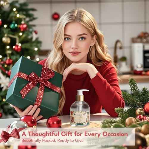 ROMIIE ZOI Christmas Liquid Hand Soap with Gift Box - The Nutcracker, Infused with the Nutcracker Aroma - 260ml/ 9 fl.oz