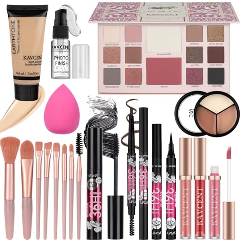 Makeup Set for Teens Makeup Kit for Women full Kit Foundation Eyeshadow Teenagers Makeup Gift Set for Teen Girls Women Christmas Makeup Kits for Teen 14-16