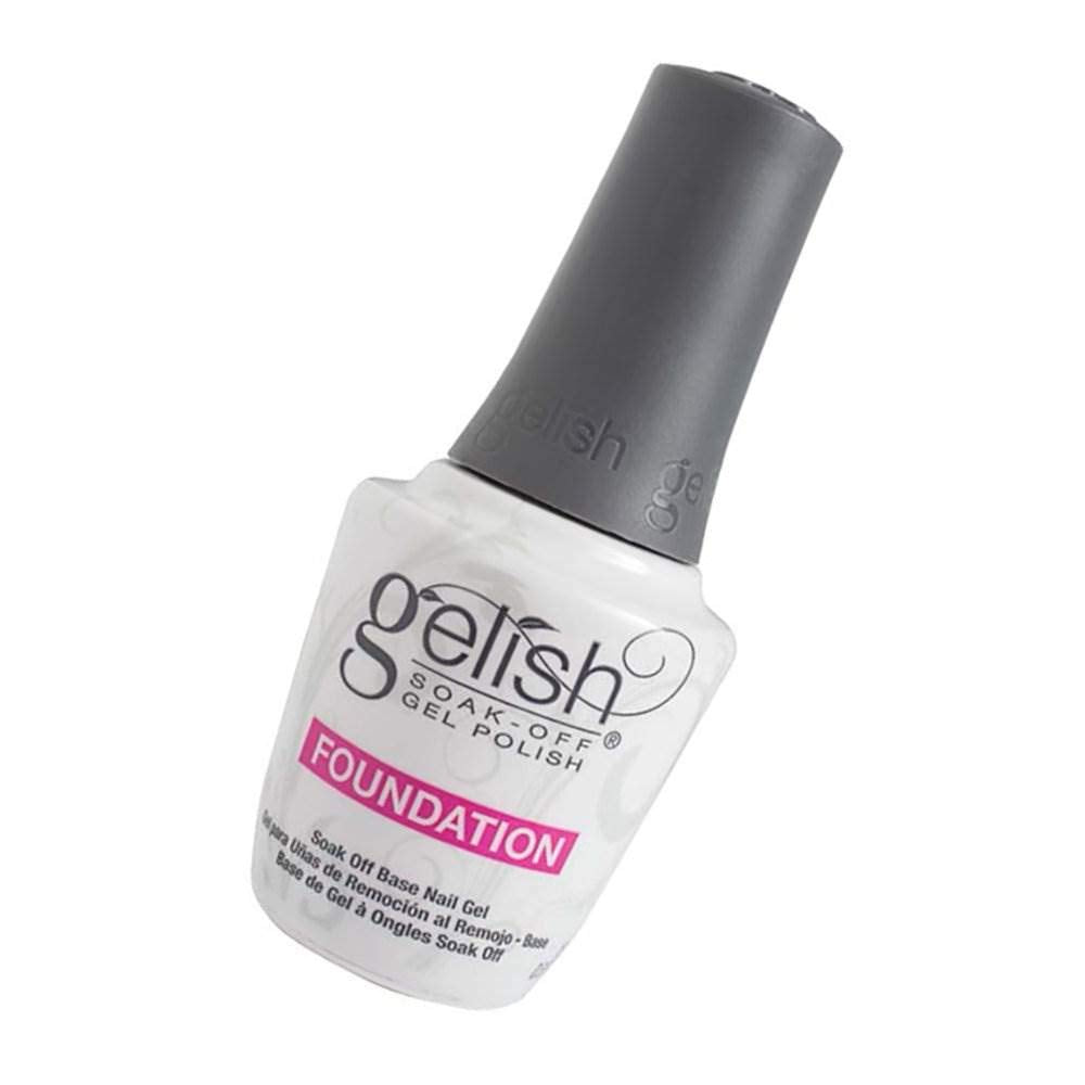 Gelish Harmony 0.5 Fluid Ounce Soak-Off Foundation Gel Nail Polish Base (2 Pack)