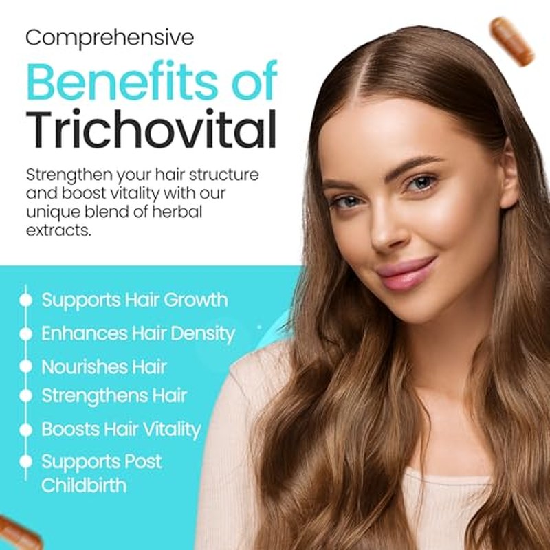 Advanced Hair Growth Supplement for Adults 30+ ? Biotin, Collagen, Zinc & Essential Vitamins for Stronger, Fuller Hair
