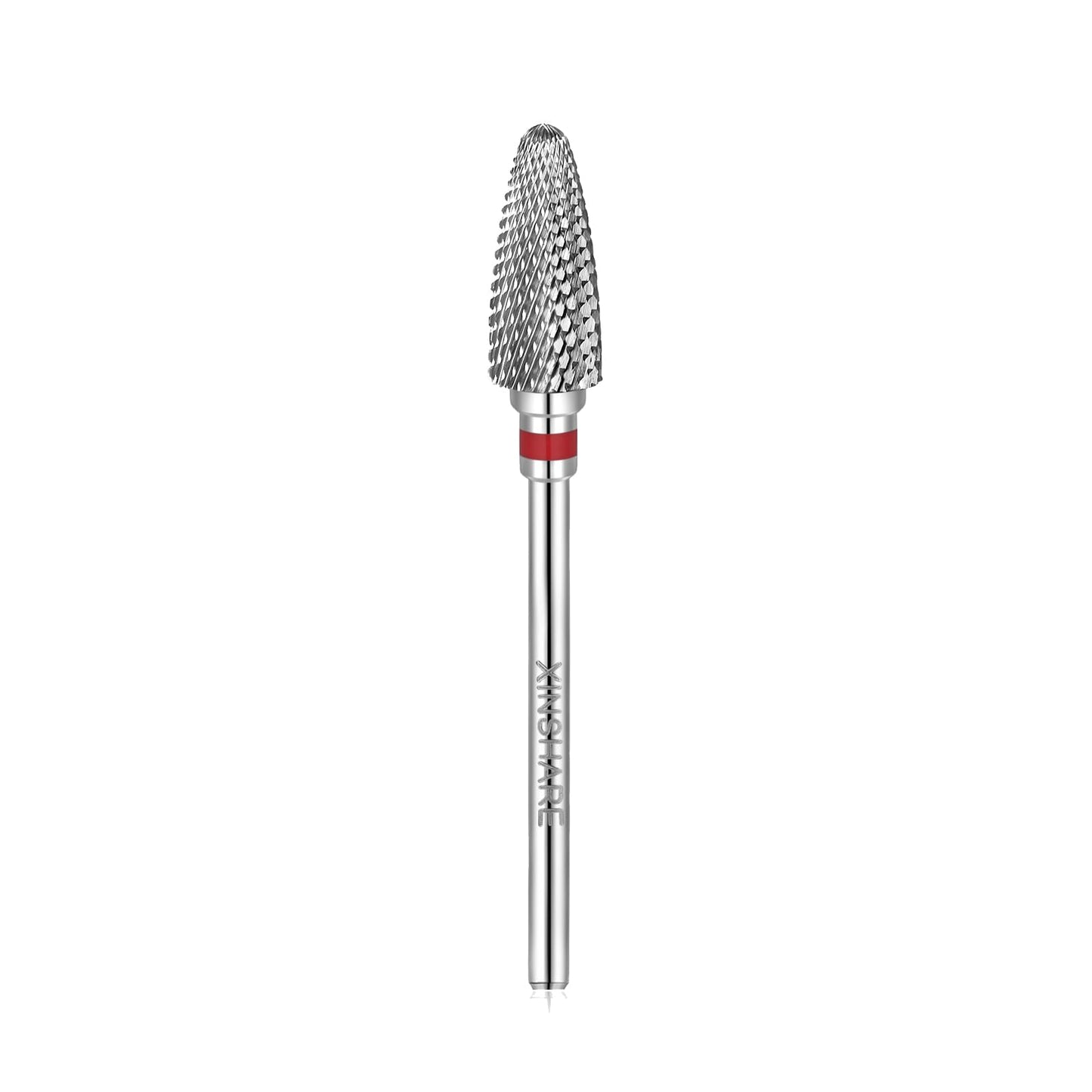 Xinshare Nail Drill Bits 3/32" Carbide Professional Safety Tungsten Nail File Cone Drill Bit for Acrylic Nail Gel Cuticle cleaner Manicure Pedicure Nail Polishing, Beginner Salon,Fine