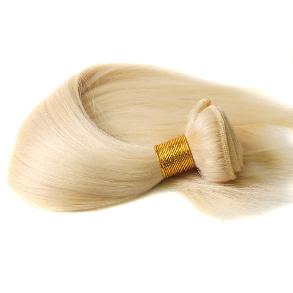 613 Human Hair Bundles Blonde Straight Bundle 8A Brazilian Virgin Hair 3 Bundles 26 26 26 Inch 613 Straight Bundle Human Hair Extensions