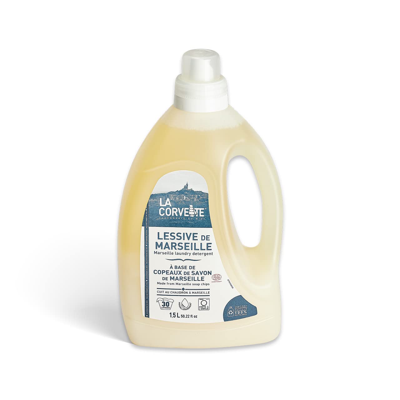 La Corvette, Marseille laundry soap, 1.5 L - made from Marseille soap