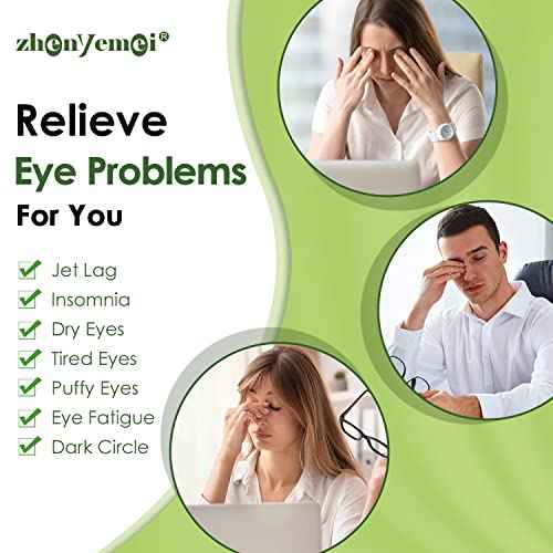 18 Pack Self Heating Eye Mask,6A Silk Cotton Material Steam Eye Mask, Self Heated Warm Compress For Fast Relief Of Dry Eyes, No Microwave Needed, Eye Treatment Products For Dry Eye Relief