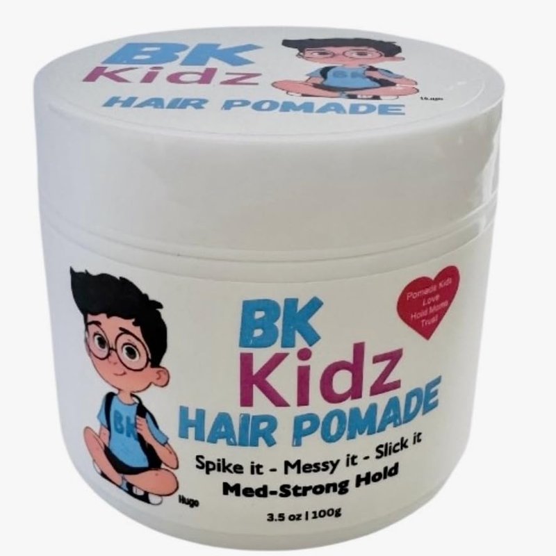 Boys Hair Pomade - Strong Hold Water-Based Formula for Kids | 3.5 oz Easy Washout