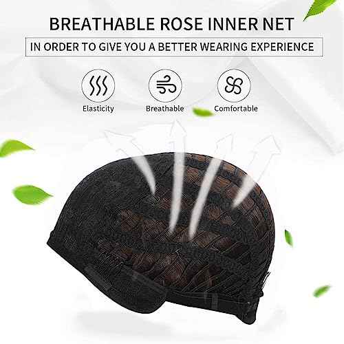 Afro Wig for Men Short Fluffy Hair 70s Rock Disco Wigs for Male,Rocker Costume Mens Wigs Natural Looking Synthetic Hair for Halloween Party Daily Use