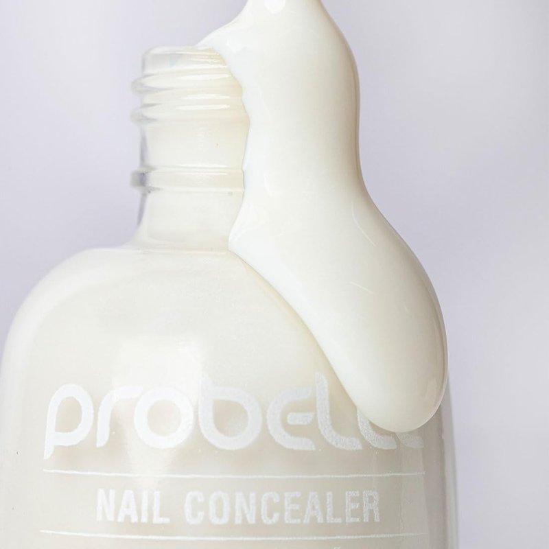 Probelle Illuminating Nail Concealer - Sheer Brightening Nail Polish for Yellowing Nails | Vegan, Gluten-Free, Moonlight Glow
