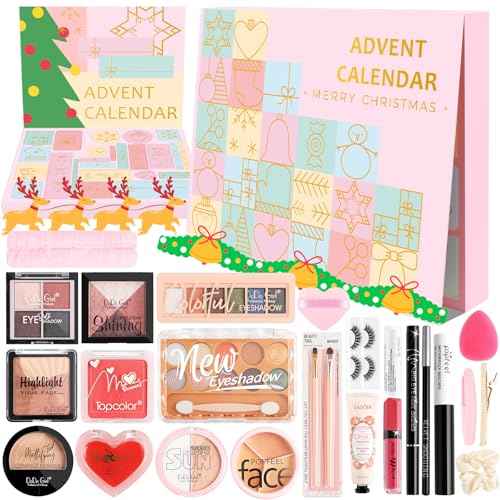 Makeup Advent Calendar 2025, Advent Beauty Calendar 2025, Advent Calendar for Teen Girls, Advent Calendars Christmas, Makeup Kit Makeup Sets, Christmas Gifts for Teens Girls