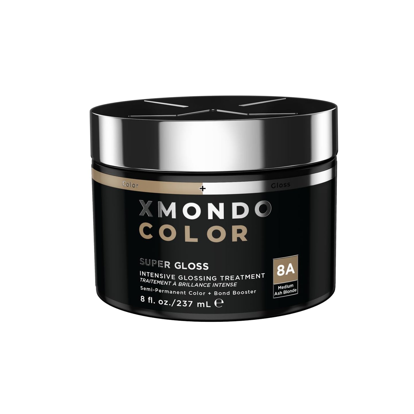 XMONDO Hair Intensive Glossing Treatment - Boost Shine, Repair, Vegan Formula, 8 Fl Oz 1-Pack