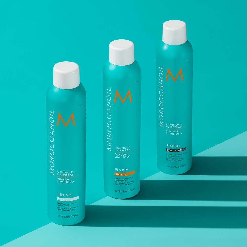 Moroccanoil Luminous Hairspray Extra Strong, Full & Travel Size Bundle