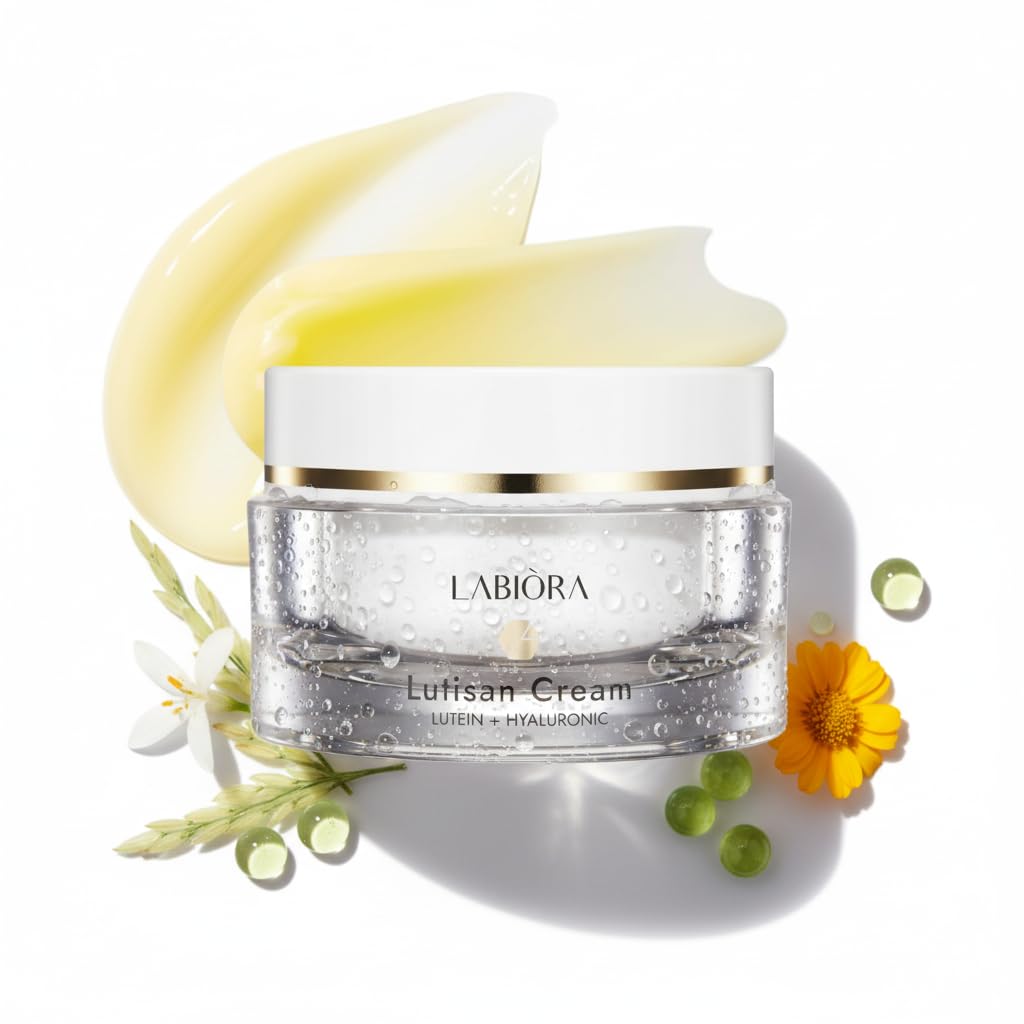 Lutisan Facial Moisturizer - Lutein & Niacinamide Daily Cream for Hydration & Soothing Care | 1.69 fl. oz (50ml)