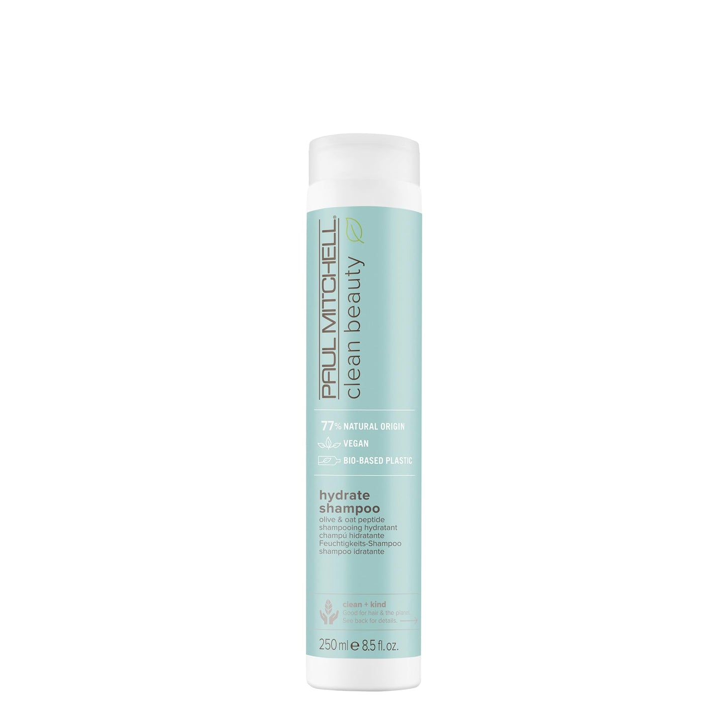 Paul Mitchell Clean Beauty Hydrate Shampoo, Replenishes Hair, Adds Moisture, For Dry Hair
