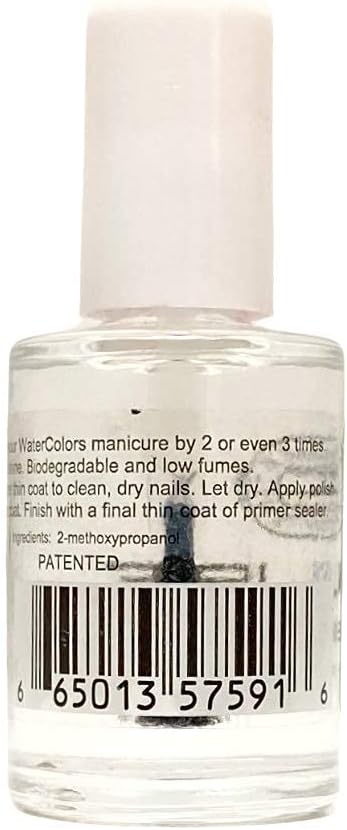 Honeybee Gardens WaterColors Nail Enamel | Fairy Dust Iridescent Pink + Endure Primer/Sealer Bundle - 0.5 oz