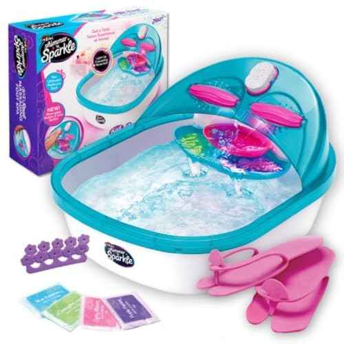 Shimmer ¡®n Sparkle 6-in-1 Real Massaging Foot Spa for Kids
