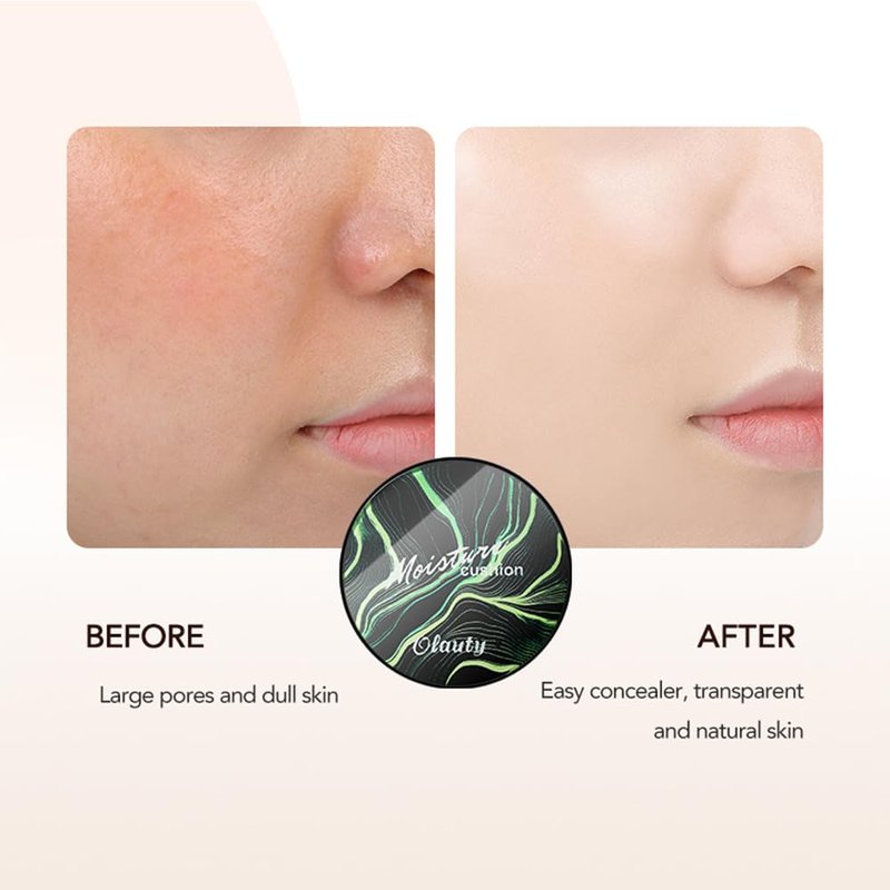 Mushroom Head CC Cream Foundation - Long-Lasting Moisturizing Makeup | 2pcs Ivory
