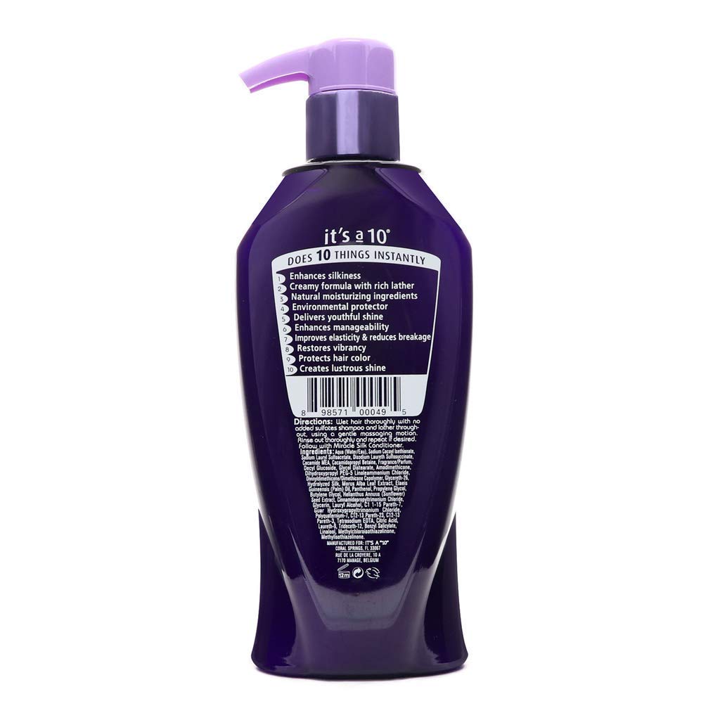 It's a 10 Haircare Silk Express Miracle Silk Shampoo, 10 fl. oz. (Pack of 2)