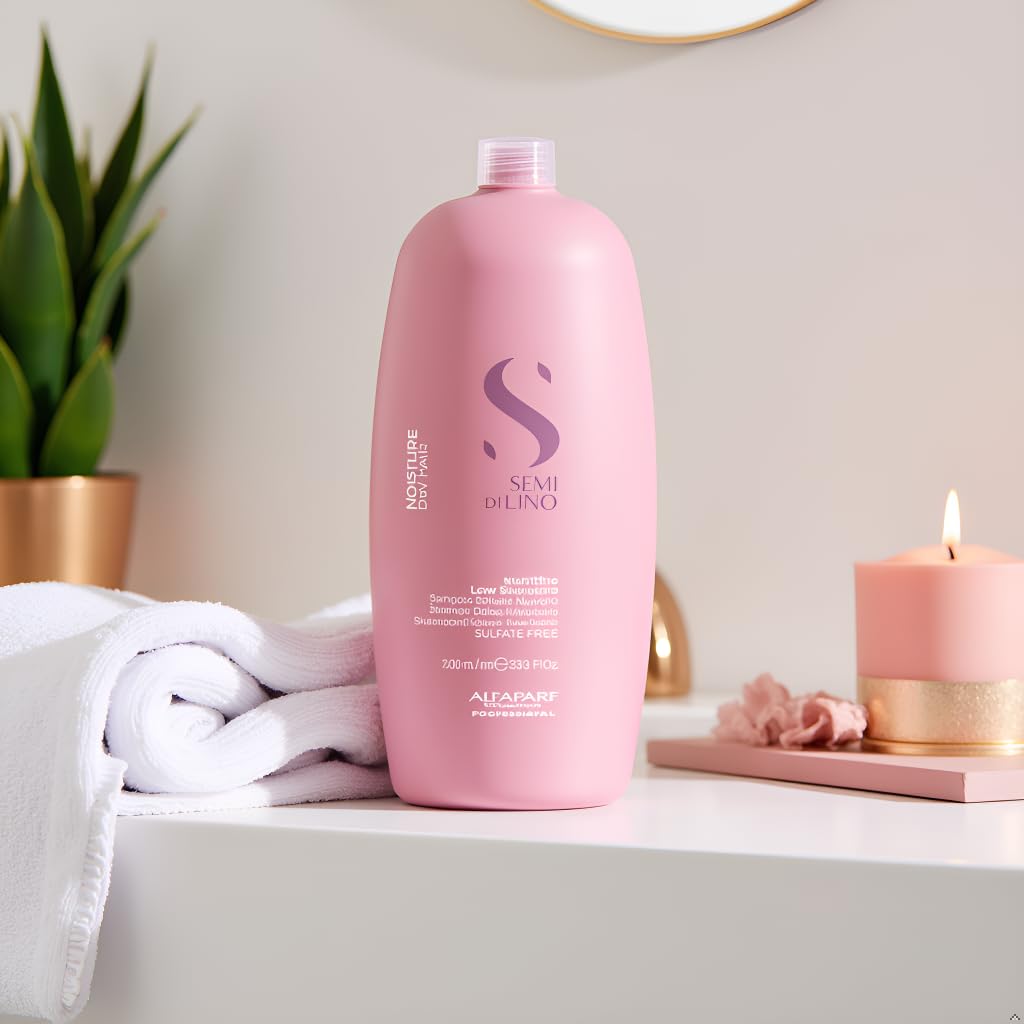Alfaparf Millano Semi di Lino Moisturizing Shampoo for Dry Hair 33.8 fl oz
