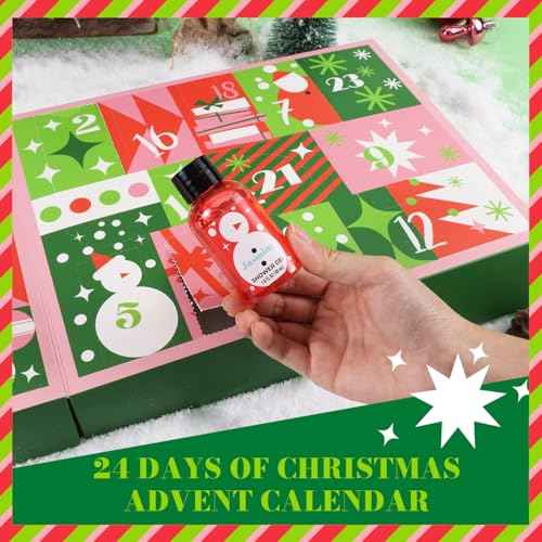BODY & EARTH # LOVE 2025 Hand Cream Gift Sets-24 Days of Beauty Advent Calendar for Women Lotion Sets Christmas Gifts for women with Hand Lotion,Body Lotion,Foot Cream,Bath Sets,etc