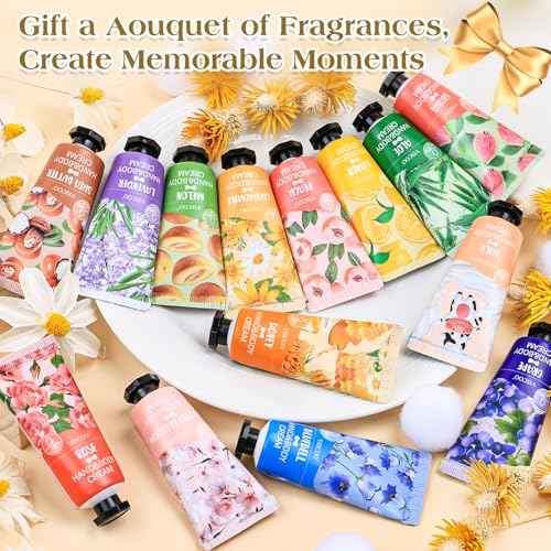 84 Pack Hand Cream Gifts Set for Women, Stocking Stuffers for Women Teengirls, Christmas Gifts, Bulk Gifts, Small Gifts,Mini Moisturizing Hand Lotion Travel Size in Bulk for Dry Cracked Hands