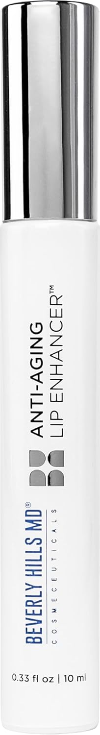 Beverly Hills MD Anti-Aging Lip Enhancer | Plumping Formula for Fuller, Hydrated Lips - Collagen, Hyaluronic Acid, Ceramides, Peptides