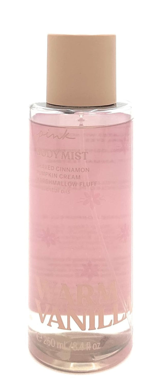 Victoria's Secret Pink Body Mist - Warm Vanilla Scent | 8.4 Fl Oz