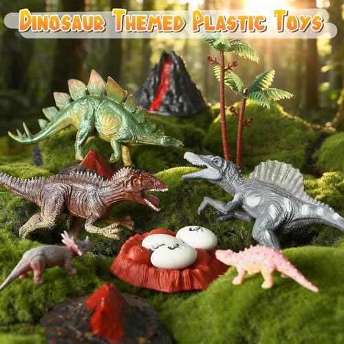 Golray Bath Bombs for Kids with Surprise Inside Dinosaur Toy, 12 Pack Dinosaur Eggs Bath Bombs Pretend Playset, Handmade Bubble Bath Fizzies Stocking Stuffers Birthday Christmas Gift for Boys