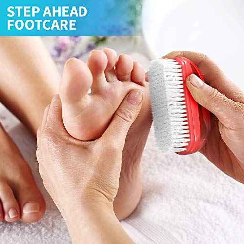 Konex Perfect-Grip Large Hand and Nail Brush 4" X 2-1/4" X 1-1/2" (Red)