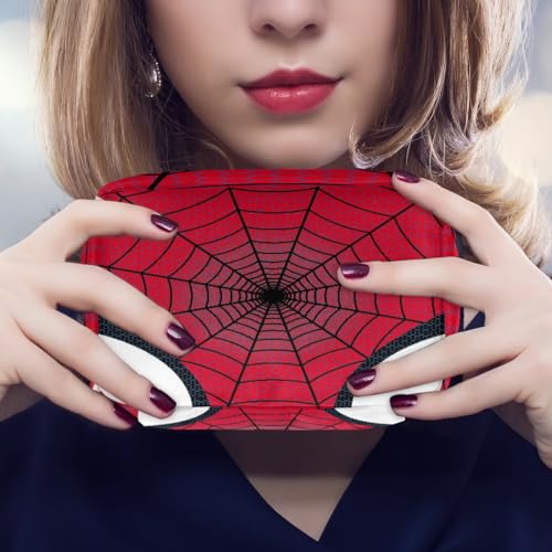 Kids Toiletry Bag for Boys, Cute Small Red Spider Web Wash Bag for Little Young Boys Waterproof Cosmetic Weekender Bag Toddler Traveling Toiletries