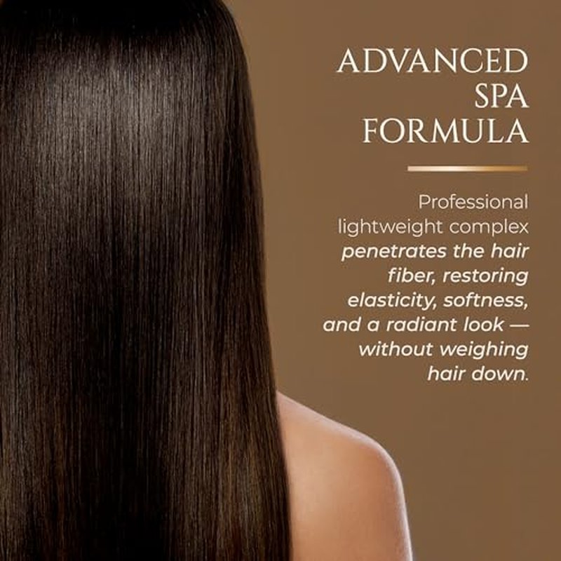 HADAT Hydro Spa Hair Treatment ? Professional Hair Mask for Deep Moisturizing Repair and Shine ? Macadamia Oil ? Salon Quality for Dry Damaged Color-Treated Hair ? Israeli Haircare (8.45 Fl Oz)