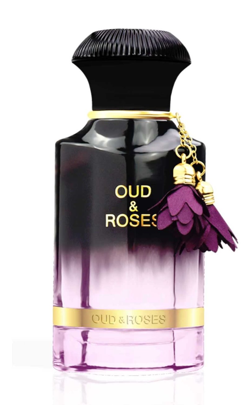 AHMED Oud & Roses Unisex Oriental Perfume - Woody Floral Fragrance with Oudh & Rose | 60mL