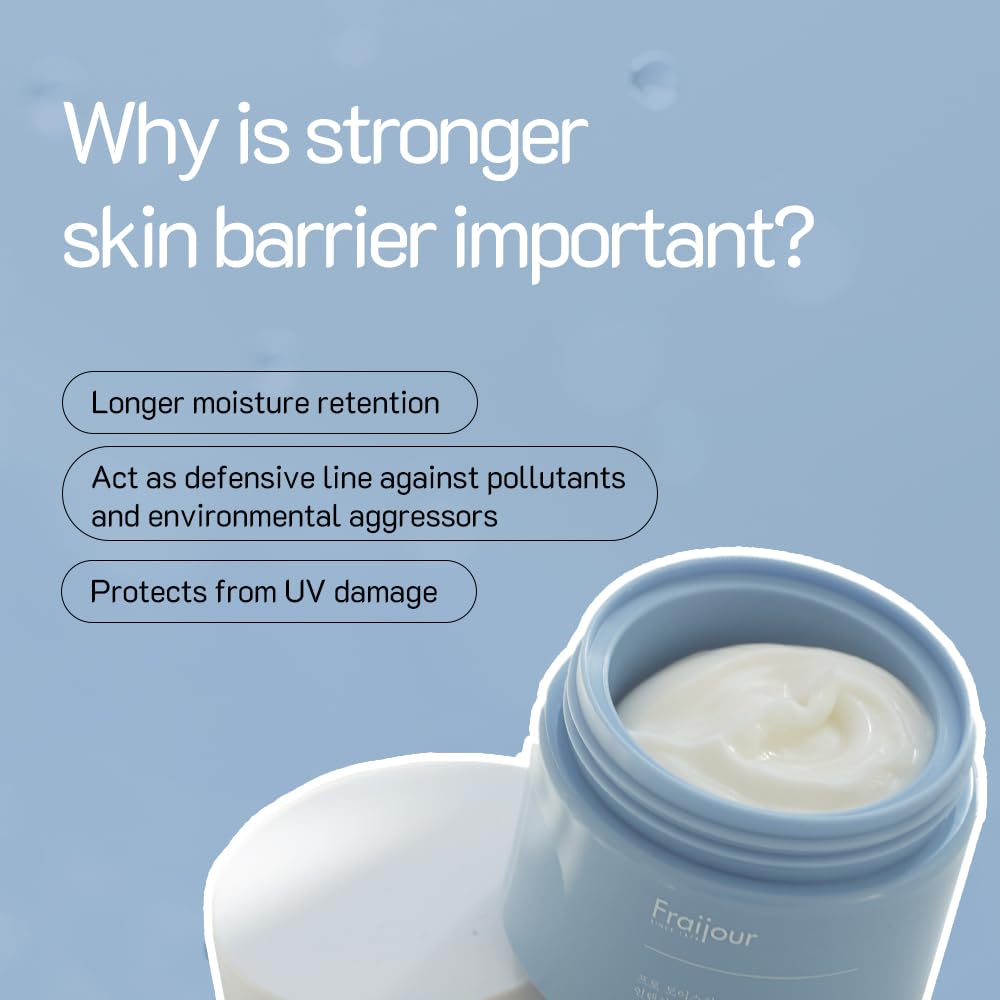 Fraijour Pro Moisture Intensive Cream – Korean Face Cream with Probiotics, Ceramide & Vitamin E, Hydrates & Strengthens Skin Barrier, Soothes Redness, For Dry & Sensitive Skin, 1.69 fl.oz.