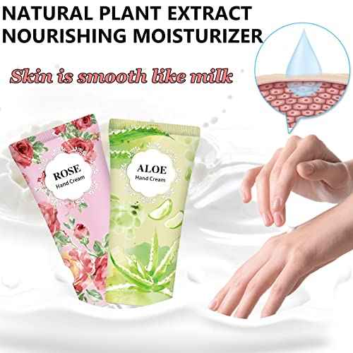 74 Pack Hand Cream Gift Set For Women and Girls,Stocking Stuffers Christmas Gifts Bulk,Appreciation Gifts,Nurses Gifts,Natural Plant Hand Lotion For Dry Cracked Hands,Mini Hand Lotion Travel Size