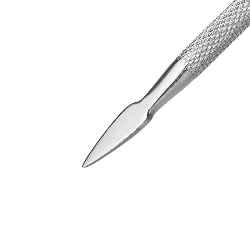 Professional Double-Ended Stainless Steel Cuticle Pusher - Metal Nail Tool Bundle | Styles 104 & 106