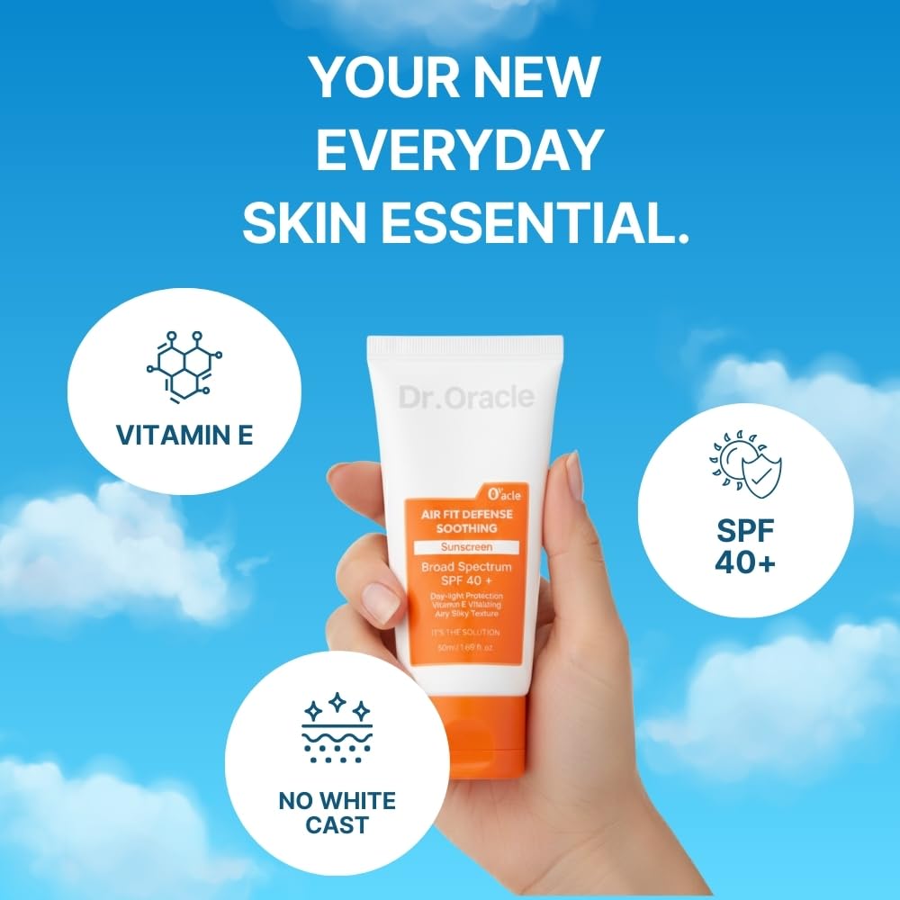 Dr. Oracle Air Fit Defense Sunscreen SPF 40+ Niacinamide 1.69 fl oz