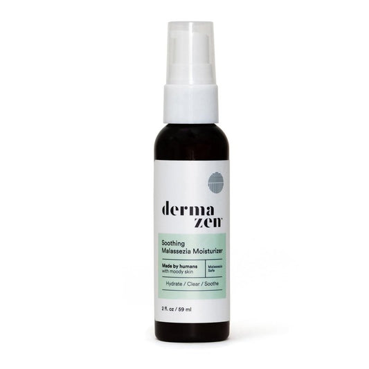 Dermazen Soothing Face Moisturizer | For Dry, Flaky, Itchy Skin | Steroid-Free | Malassezia-Safe | Lactic Acid, Niacinamide & Hyaluronic Acid | Gentle MCT Oil Hydration