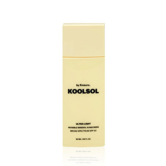 Mineral Invisible Korean Centella Face Sunscreen | No White Cast | Reef Safe | Non-Greasy | For Sensitive Skin | Aloe, Niacinamide, and Panthenol | 50mL | Travel Safe | KOOLSOL by Knours