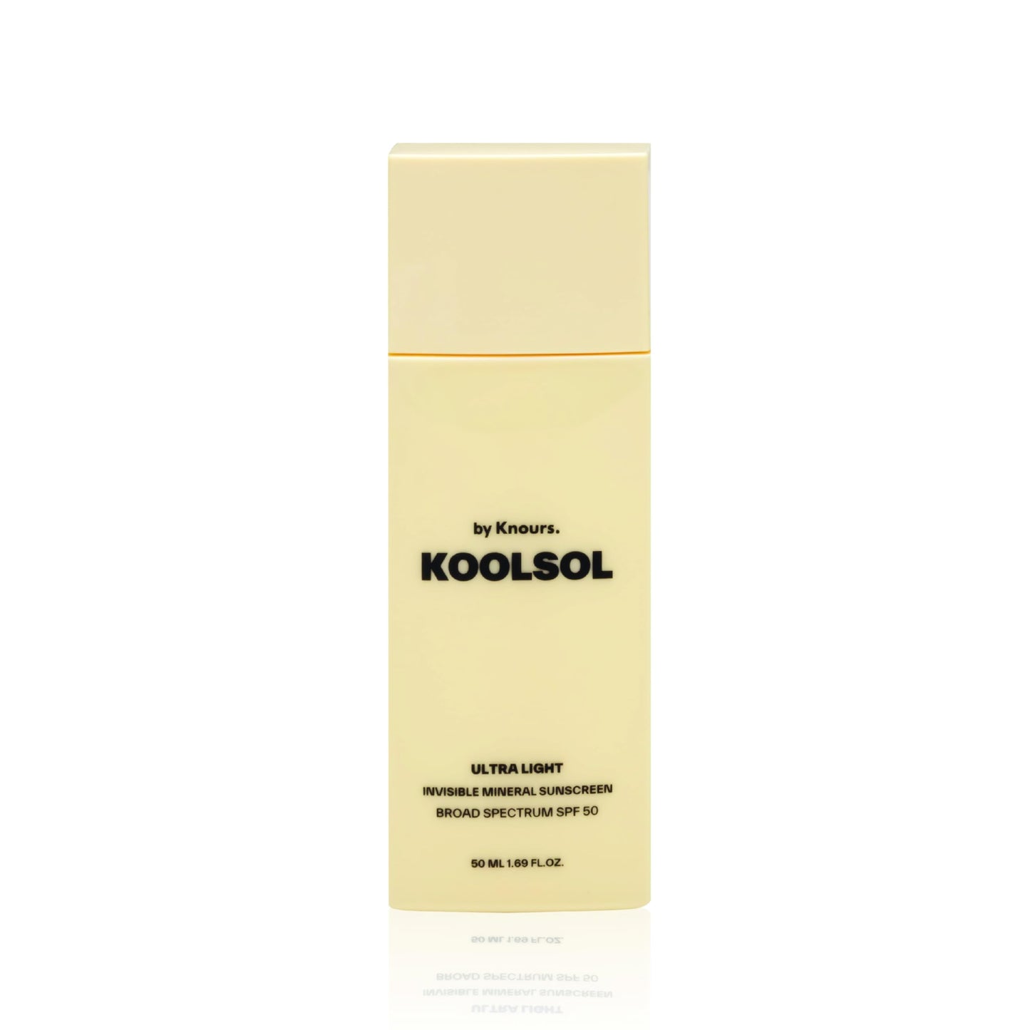 Mineral Invisible Korean Centella Face Sunscreen | No White Cast | Reef Safe | Non-Greasy | For Sensitive Skin | Aloe, Niacinamide, and Panthenol | 50mL | Travel Safe | KOOLSOL by Knours