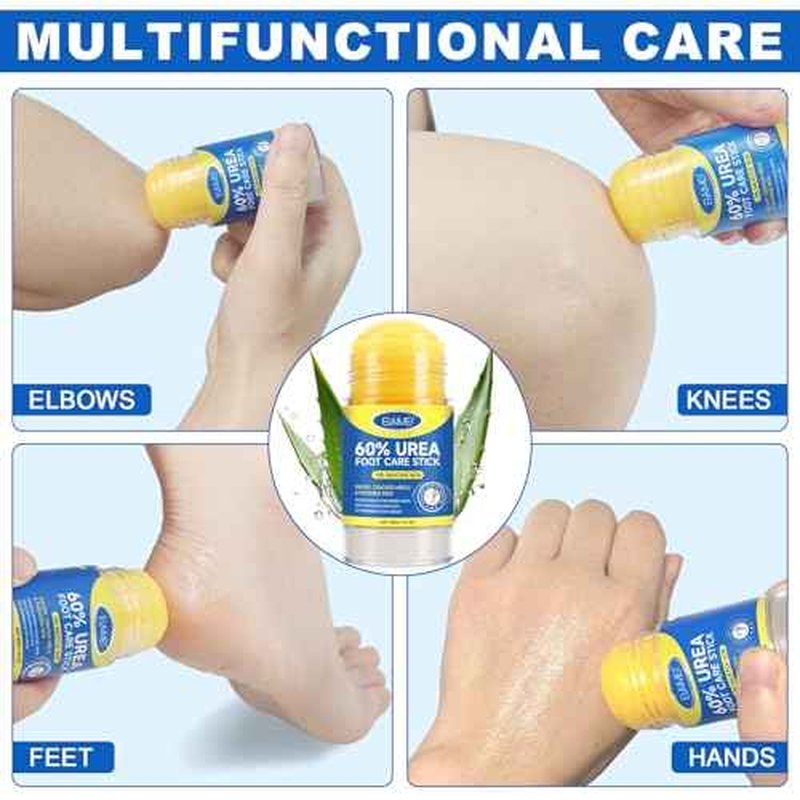 60% Urea Cream Stick with Salicylic Acid 2%, Severe Cracked Heel Repair Restoring Balm, Urea Hydrating Foot Cream, Foot Lotion Heel Stick Repairs and Hydrates Dry and Cracked Feet and Hand