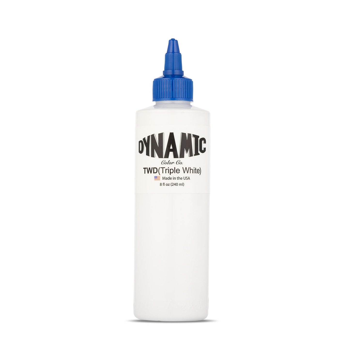 Dynamic Color Co- Triple White Tattoo Ink, Sterilized, Made in USA, 8 oz Bottle